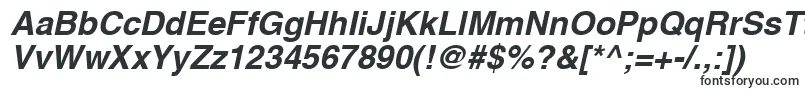 A1010helvetikaBoldItalic-fontti – Kaupalliset fontit