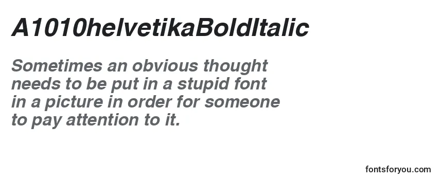 A1010helvetikaBoldItalic-fontti