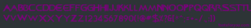 More about Federation ffy Font Federation ffy Font – Purple Fonts on Black Background