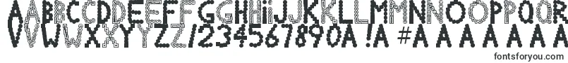 Шрифт Chlorinv – декоративные шрифты