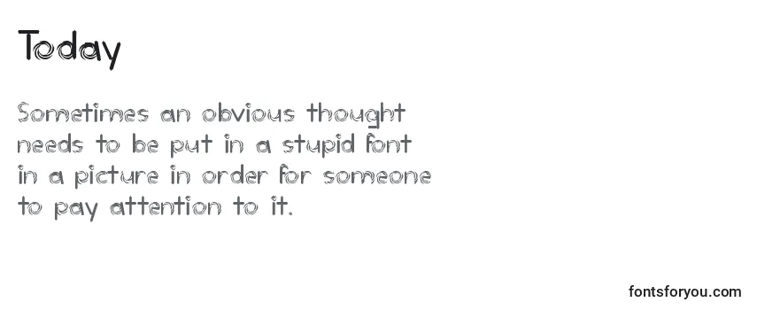 Today (87235) Font