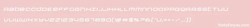 Nextwaveital Font – White Fonts on Pink Background