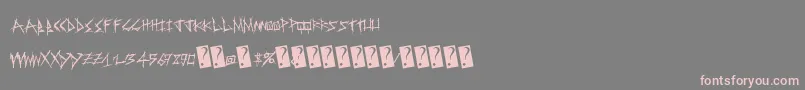 Sweetrevenge Font – Pink Fonts on Gray Background