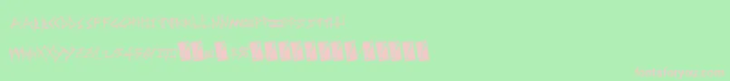 Sweetrevenge Font – Pink Fonts on Green Background