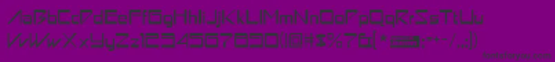 Astronboy Font – Black Fonts on Purple Background