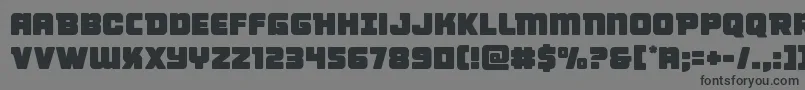 Victorycomics Font – Black Fonts on Gray Background