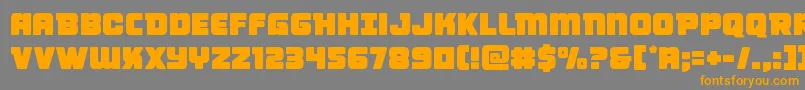 Victorycomics Font – Orange Fonts on Gray Background