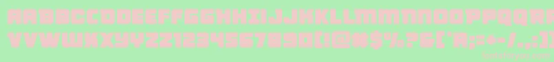 Victorycomics Font – Pink Fonts on Green Background