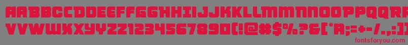 Victorycomics Font – Red Fonts on Gray Background