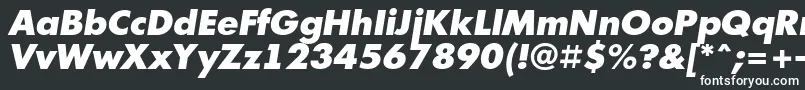 AFuturicablackItalic Font – White Fonts on Black Background