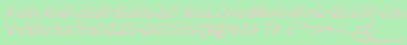 SketchesFont Font – Pink Fonts on Green Background