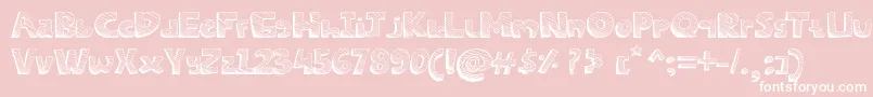 More about SketchesFont Font SketchesFont Font – White Fonts on Pink Background