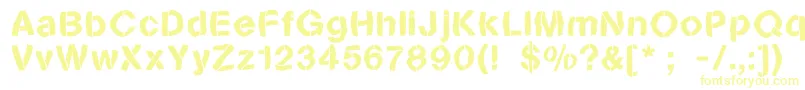 Sanstencilbend Font – Yellow Fonts