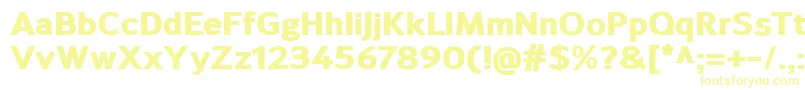 SavileHeavy Font – Yellow Fonts