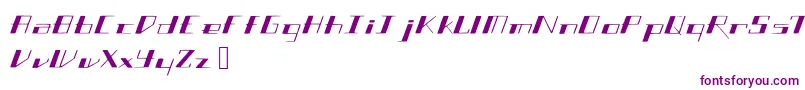 Slantgeo Font – Purple Fonts on White Background