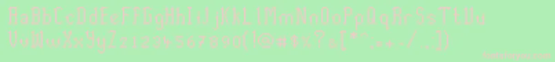 Haversham Font – Pink Fonts on Green Background