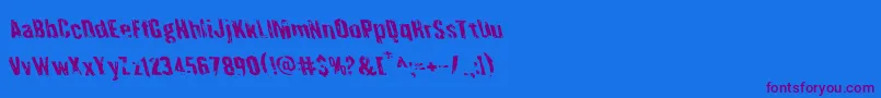 Saiba mais sobre a fonte Quarrystoneleft Fonte Quarrystoneleft – fontes roxas em um fundo azul