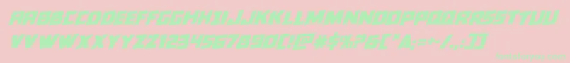 Colossusrotal Font – Green Fonts on Pink Background