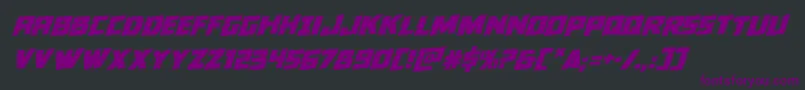 Colossusrotal Font – Purple Fonts on Black Background
