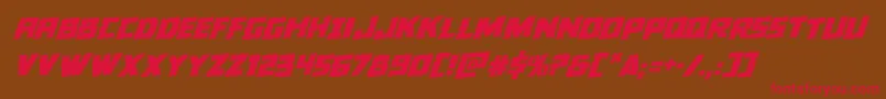 Colossusrotal Font – Red Fonts on Brown Background