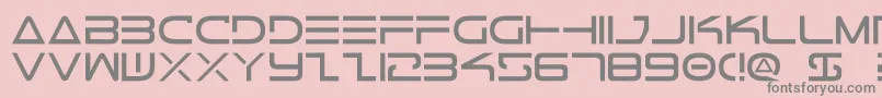 Tele2 Font – Gray Fonts on Pink Background