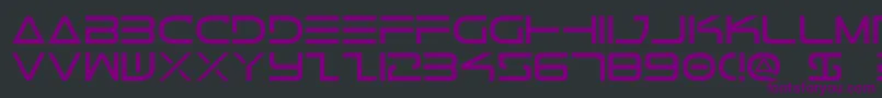 Weitere Informationen zur Tele2-Schriftart Tele2-Schriftart – Violette Schriften auf schwarzem Hintergrund