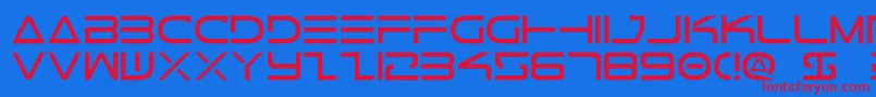 Saiba mais sobre a fonte Tele2 Fonte Tele2 – fontes vermelhas em um fundo azul
