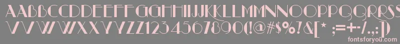 Raconteurnf Font – Pink Fonts on Gray Background