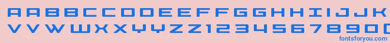 Phoeniciatitle Font – Blue Fonts on Pink Background