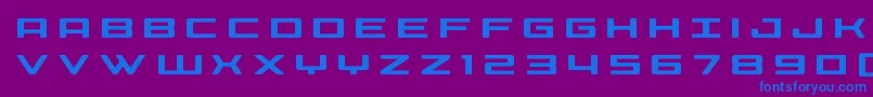 Phoeniciatitle Font – Blue Fonts on Purple Background