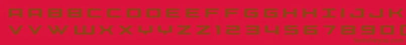 Phoeniciatitle Font – Brown Fonts on Red Background