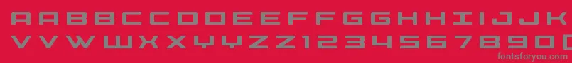 Fonte Phoeniciatitle – fontes cinzas em um fundo vermelho