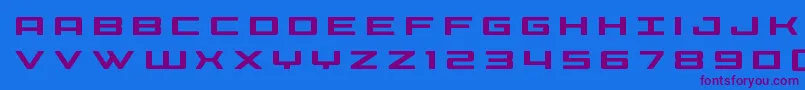Fonte Phoeniciatitle – fontes roxas em um fundo azul