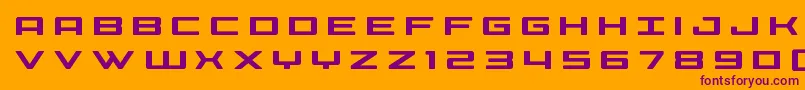 Phoeniciatitle Font – Purple Fonts on Orange Background