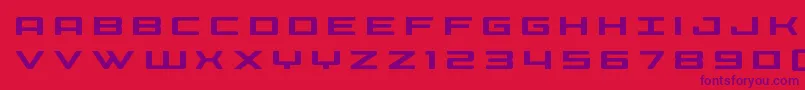Phoeniciatitle-fontti – violetit fontit punaisella taustalla
