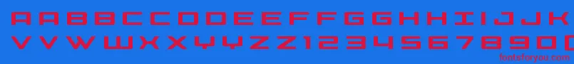 Phoeniciatitle Font – Red Fonts on Blue Background
