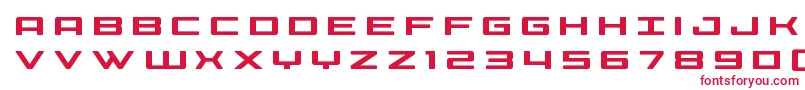 フォントPhoeniciatitle – 白い背景に赤い文字