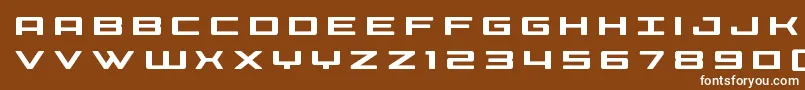 Шрифт Phoeniciatitle – белые шрифты на коричневом фоне