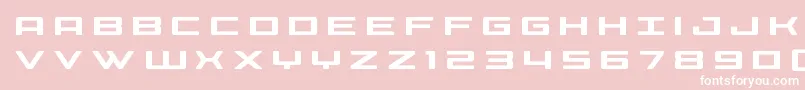 Phoeniciatitle Font – White Fonts on Pink Background