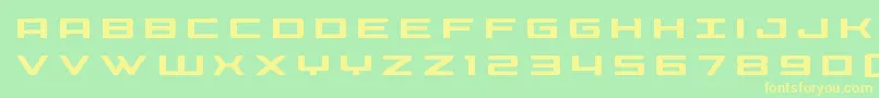 Phoeniciatitle Font – Yellow Fonts on Green Background