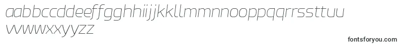 EsphimereThinItalic-Schriftart – sudanesische Schriften