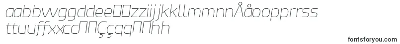 fuente EsphimereThinItalic – Fuentes uzbekas