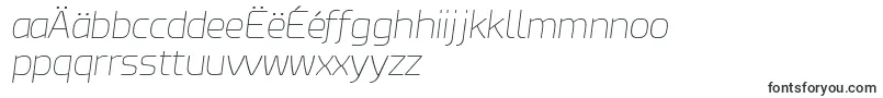 Fonte EsphimereThinItalic – fontes macedônias