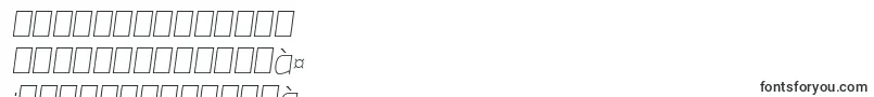 Czcionka EsphimereThinItalic – nepalskie czcionki