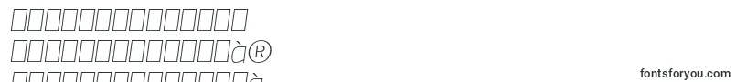 Fonte EsphimereThinItalic – fontes tâmeis