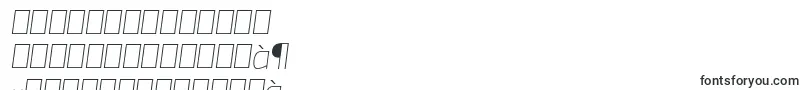 Fonte EsphimereThinItalic – fontes singalesas