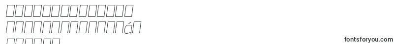 Fonte EsphimereThinItalic – fontes birmanesas