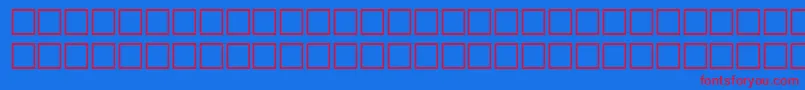 Alawi34 Font – Red Fonts on Blue Background