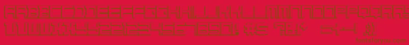 More about Konstructiv3DDker Font Konstructiv3DDker Font – Brown Fonts on Red Background
