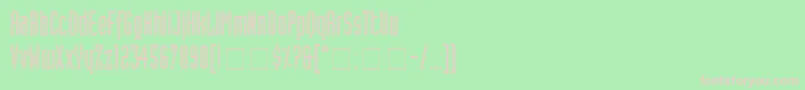 AssemblySsiAlternate Font – Pink Fonts on Green Background